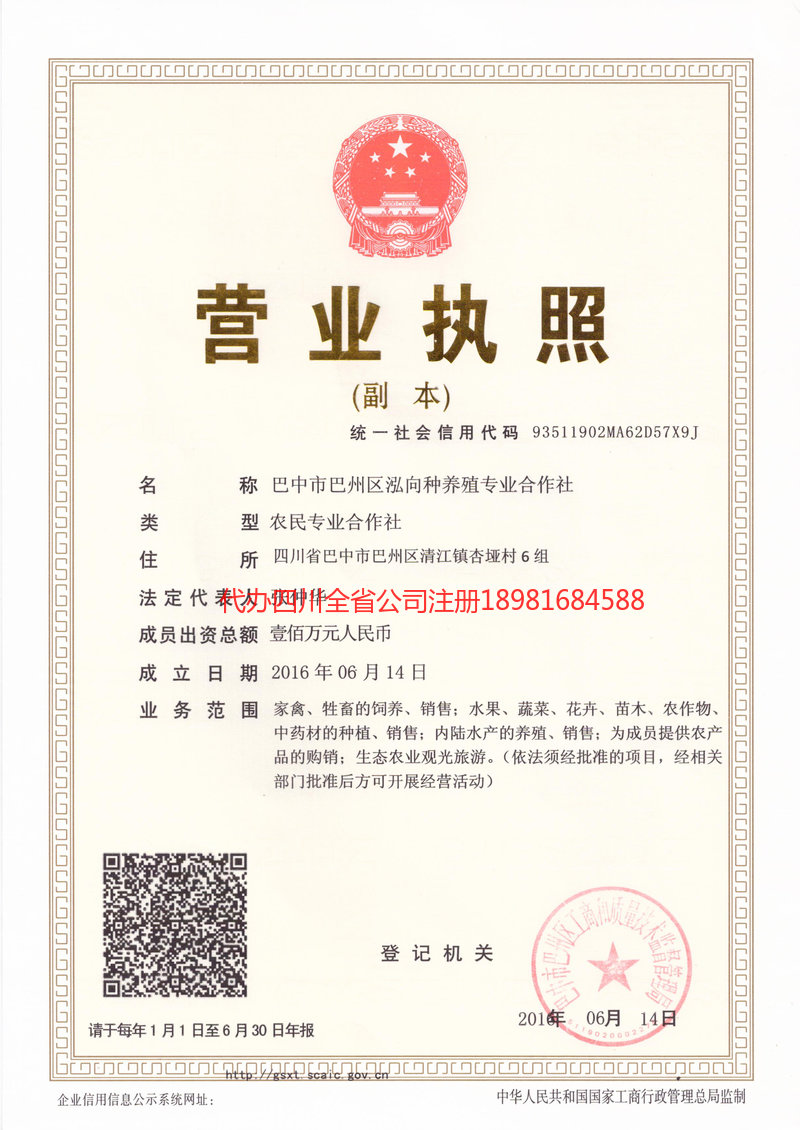 芒市芒市泓向种养殖专业合作社